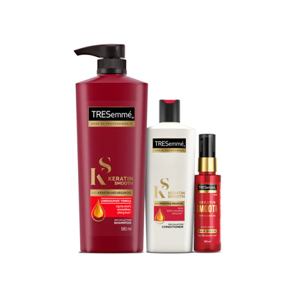 Tresemme Keratin Smooth Shampoo With Free Hair Serum 